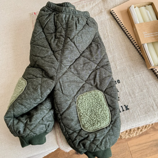 Baby Clothing Quilt - Spodnie dziewczęce 2025 jesień i zima