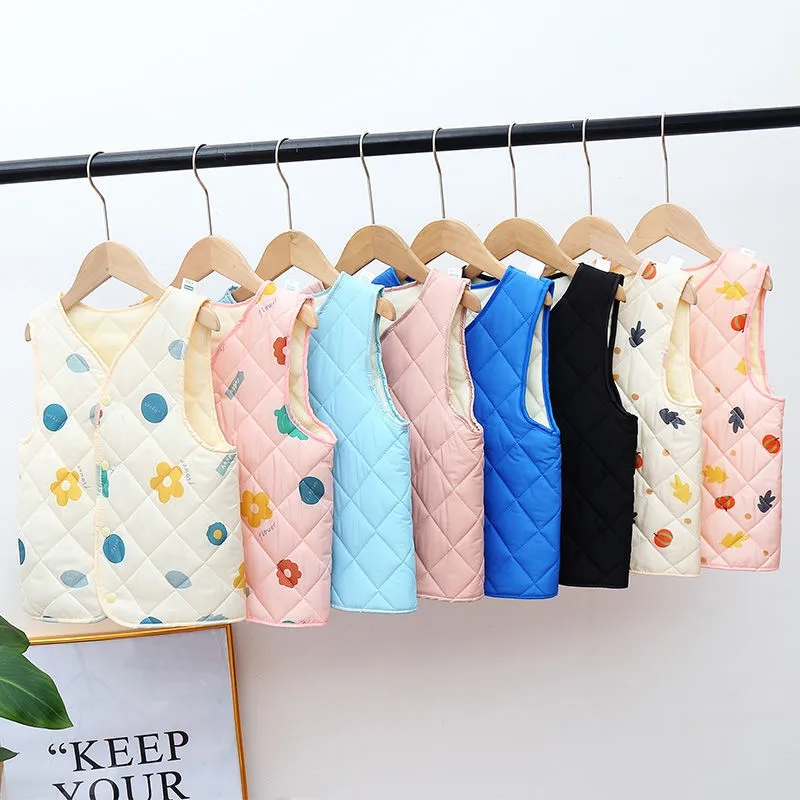 Baby Clothing Quality - Słodkie kamizelki z nadrukiem Odzież dziecięca
