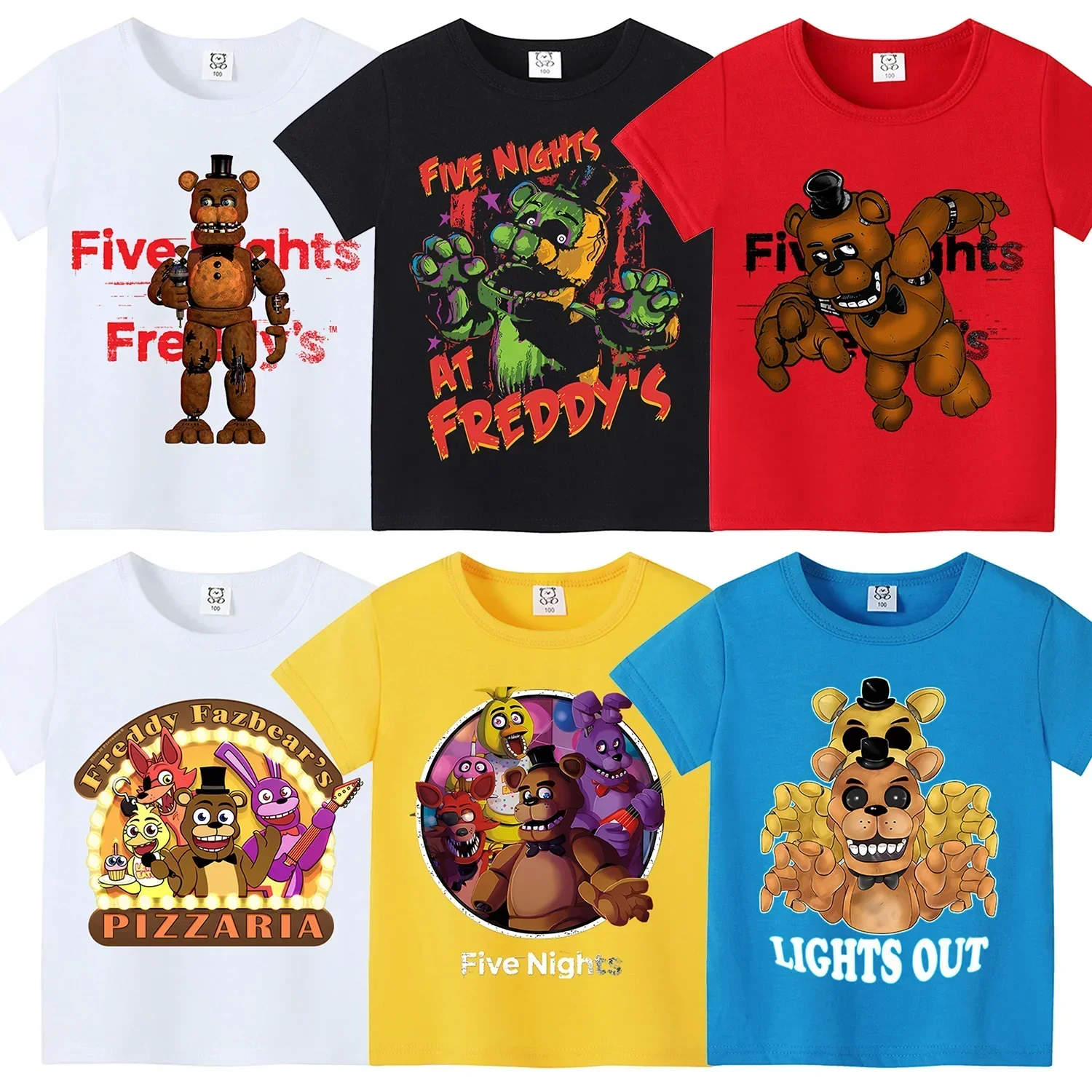 Baby Clothing Patterns - Koszulka z krótkim rękawem Five Nights