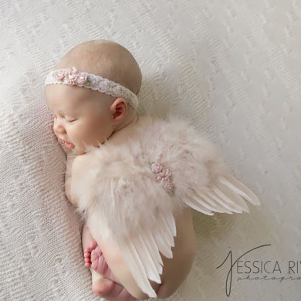 Baby Clothing Patterns - 2 sztuk/zestaw śliczne noworodki anioł skrzydła