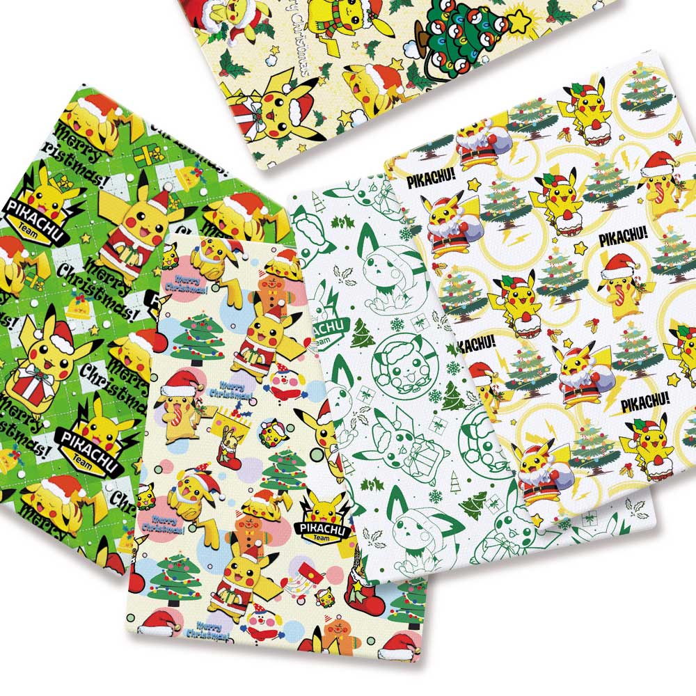 Baby Clothing Quilt - Pokemon Cartoon Tkanina140 * 50cm Ręcznie
