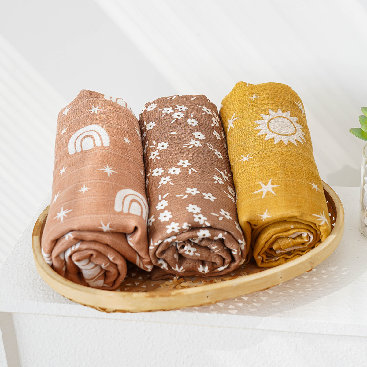3 sztuk/zestaw bambusowy muśli – Muslin Swaddle Wrap recenzja i cena
