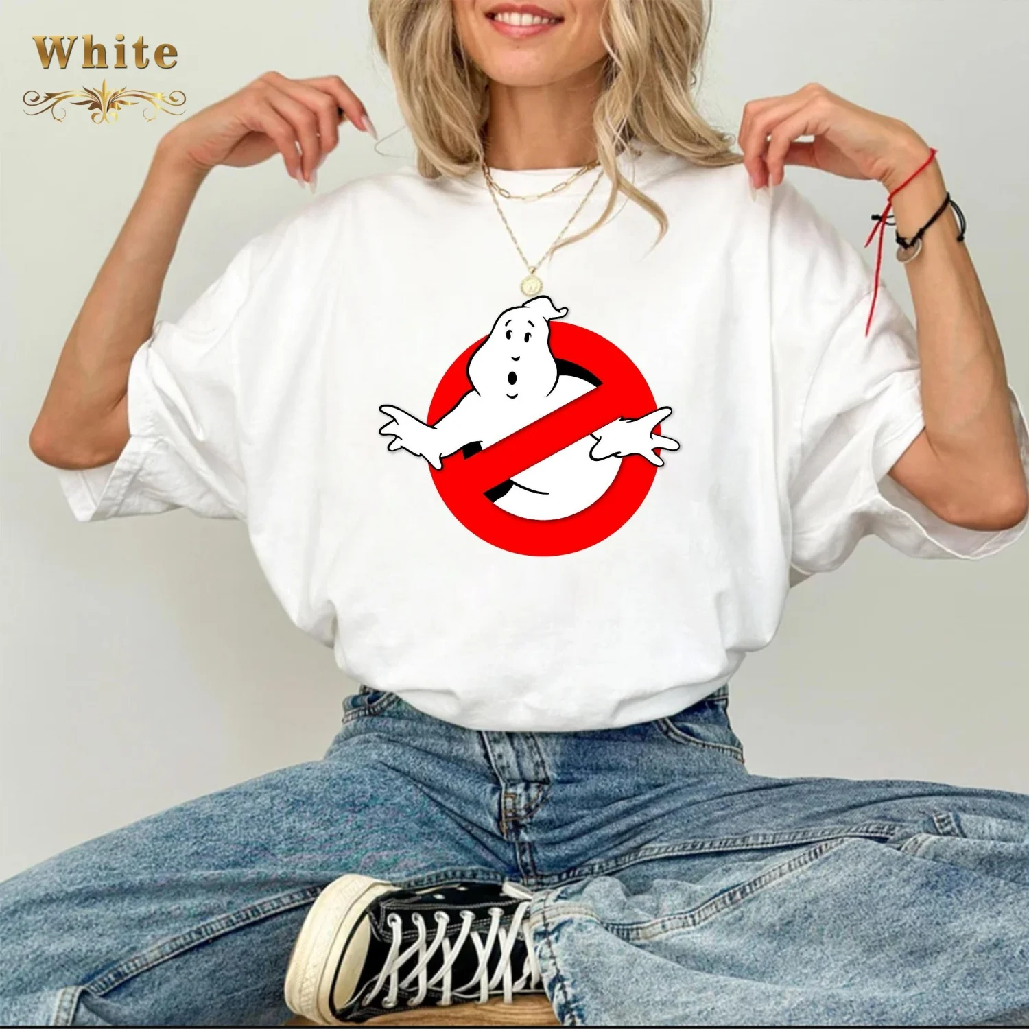 Koszulka Ghostbusters, T-shirt – Baby Clothing Logo recenzja i cena
