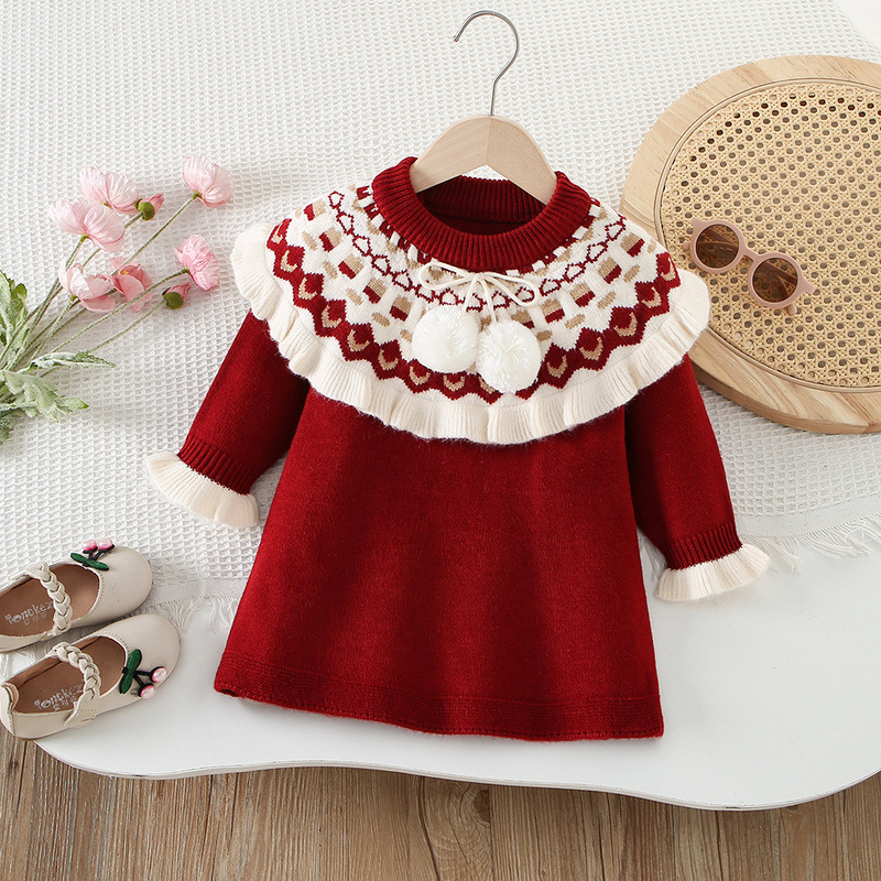 Dziewczęce dzianinowe sukienki – Baby Clothing Line recenzja i cena