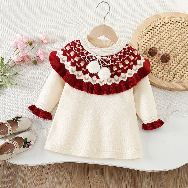 Dziewczęce dzianinowe sukienki – Baby Clothing Line recenzja i cena
