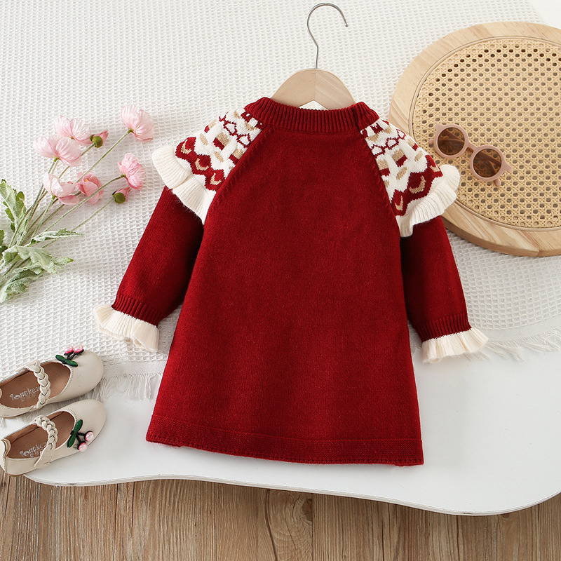 Dziewczęce dzianinowe sukienki – Baby Clothing Line recenzja i cena