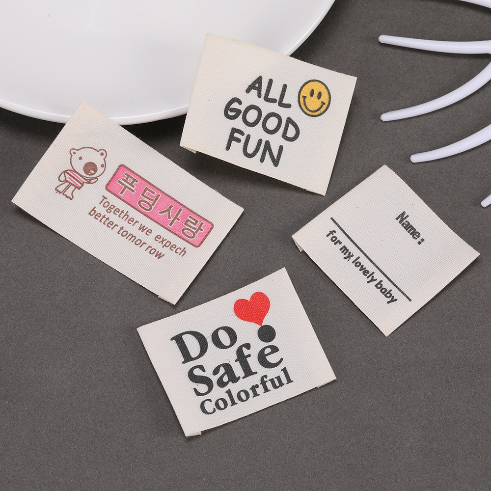 Etykiety bawełniane z własnym  – Baby Clothing Logo recenzja i cena