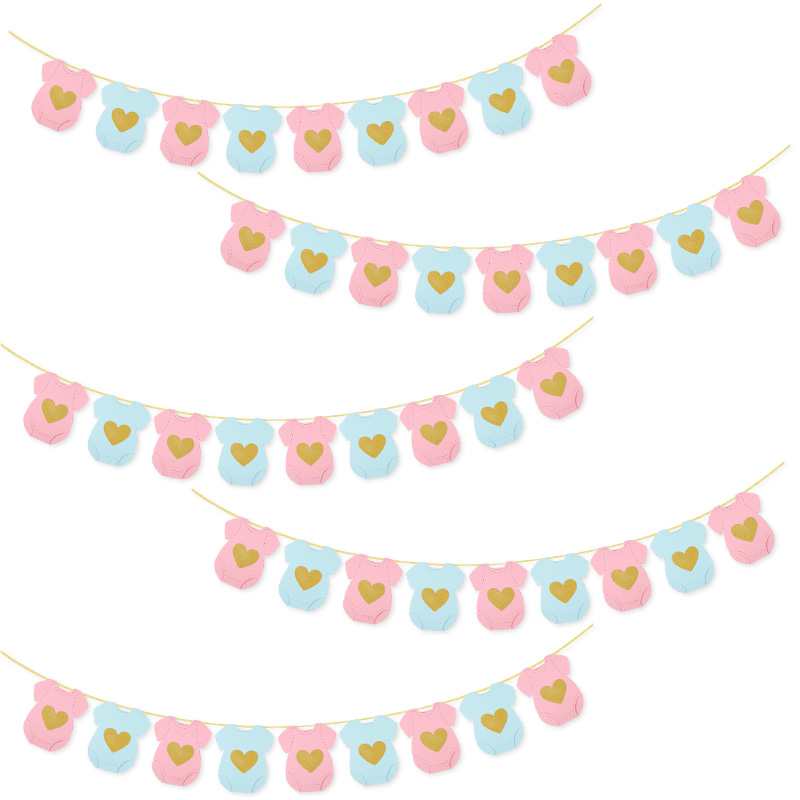 Girlanda papierowa na baby sho – Baby Clothing Rail recenzja i cena