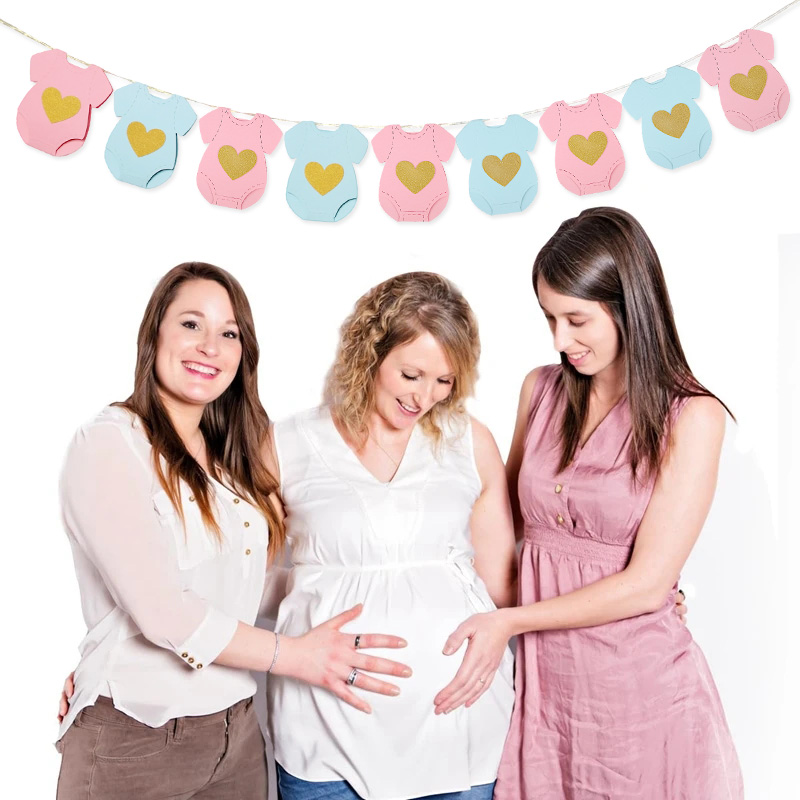 Girlanda papierowa na baby sho – Baby Clothing Rail recenzja i cena