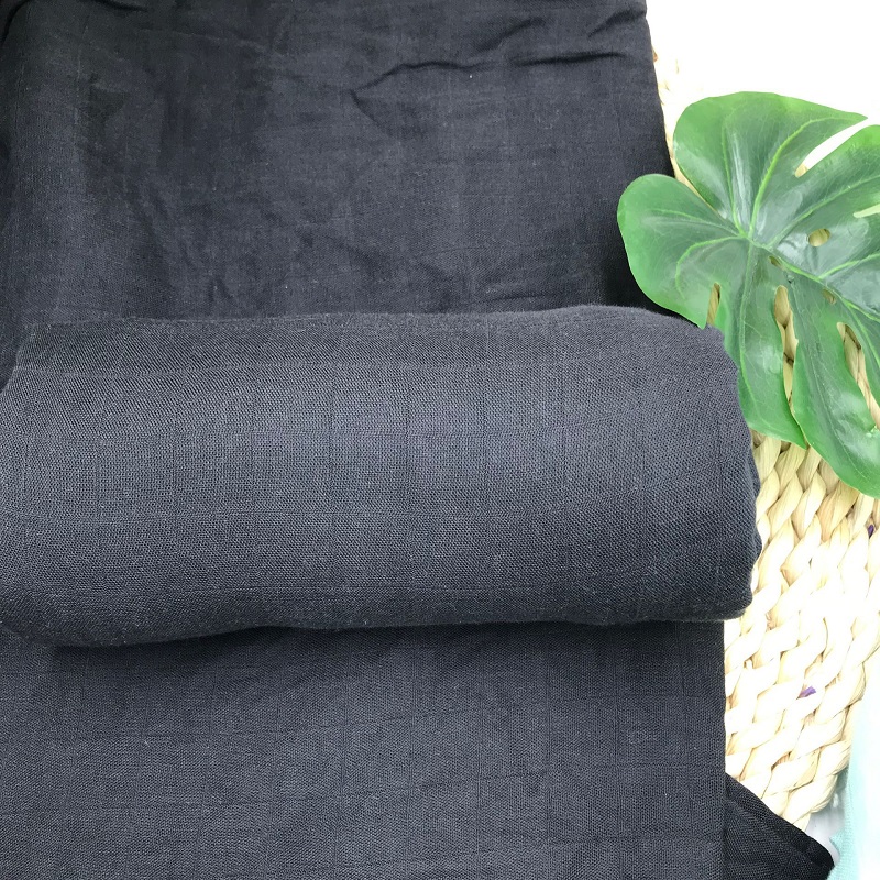 Czarny Otulacz dla Niemowląt U – Muslin Swaddle Wrap recenzja i cena