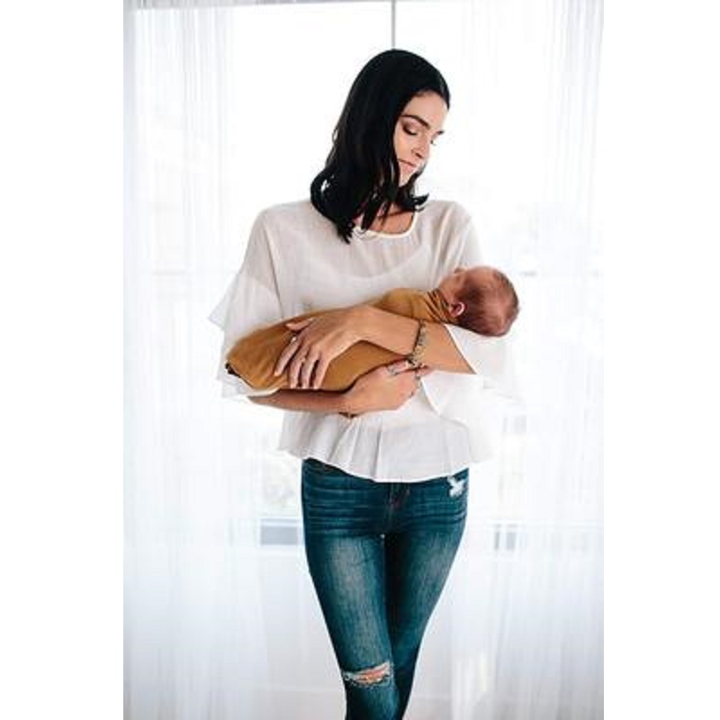 Czarny Otulacz dla Niemowląt U – Muslin Swaddle Wrap recenzja i cena
